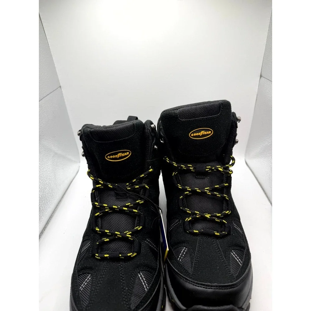 Goodyear‎ Teton Mens 12 Black Ankle Round Toe Lace Up Outdoor Hiker Work Boots